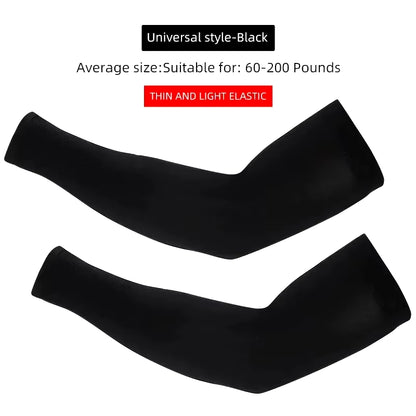 Ice Silk Arm Sleeves – UV Protection for Cycling & Outdoor Sports  