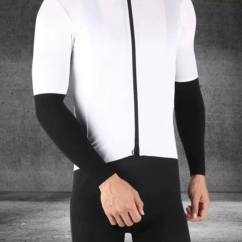 Ice Silk Arm Sleeves – UV Protection for Cycling & Outdoor Sports  