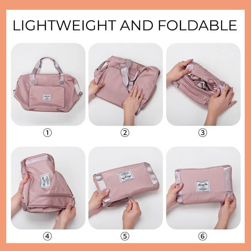 Foldable Waterproof Travel Bag – Large Capacity Gym & Weekend Bag  