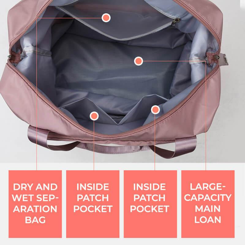 Foldable Waterproof Travel Bag – Large Capacity Gym & Weekend Bag  