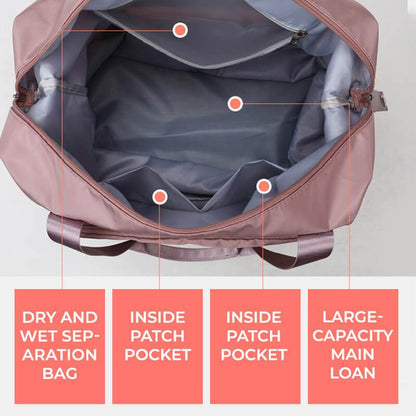Foldable Waterproof Travel Bag – Large Capacity Gym & Weekend Bag  