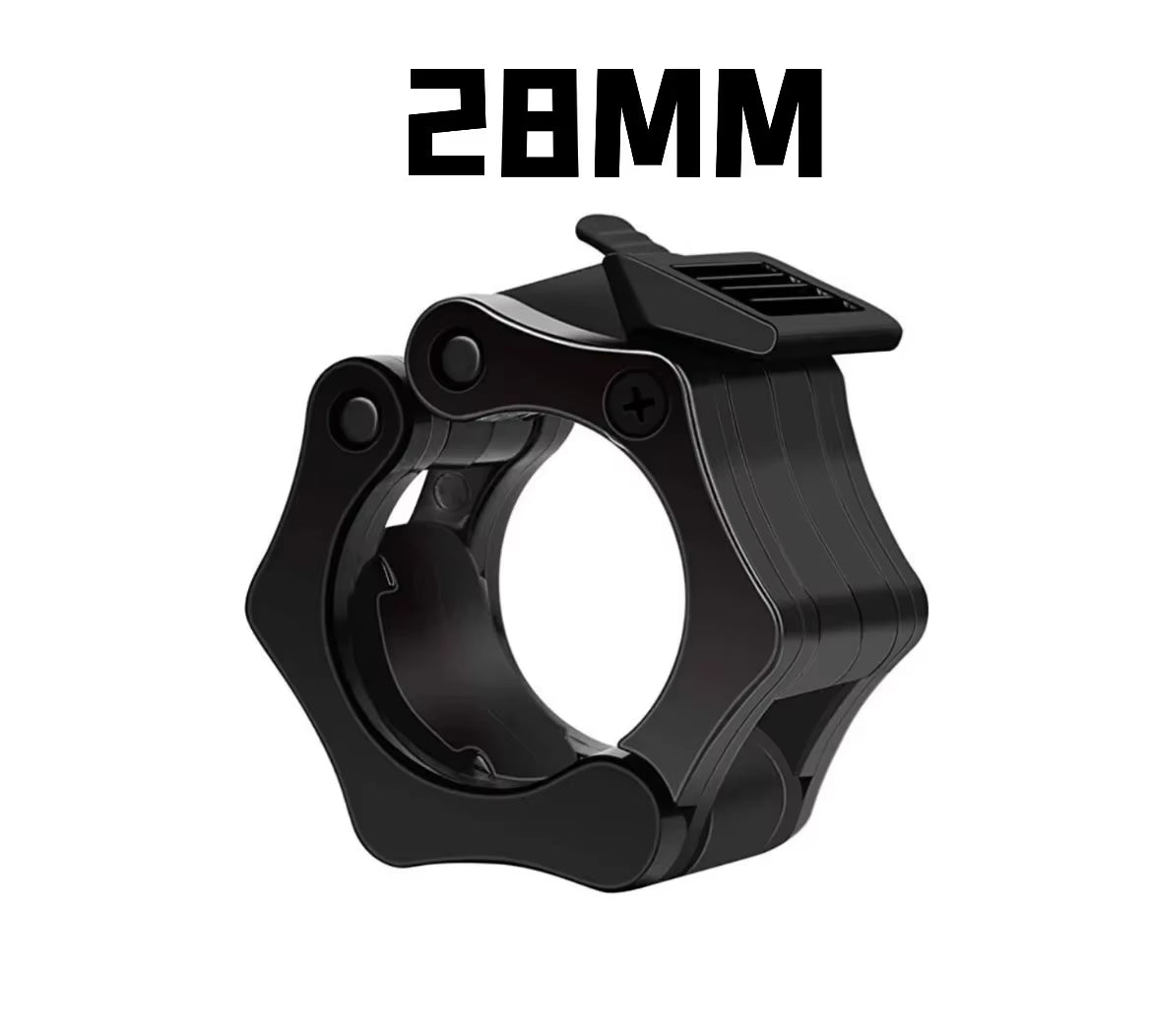 Barbell & Dumbbell Collar Locks – Spring Clips for Weightlifting (25–30 mm)  