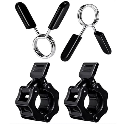 Barbell & Dumbbell Collar Locks – Spring Clips for Weightlifting (25–30 mm)  