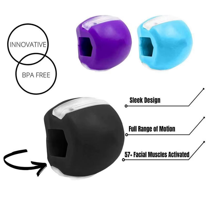 Jawline Fitness Ball – Facial Exerciser for Defined Chin & Toned Face