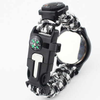 EMAK Survival Watch – Compass, Thermometer & Paracord Wristband  