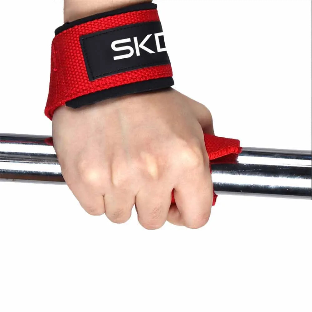 2-Piece Weightlifting Wrist Straps – Adjustable Non-Slip Grip Support  