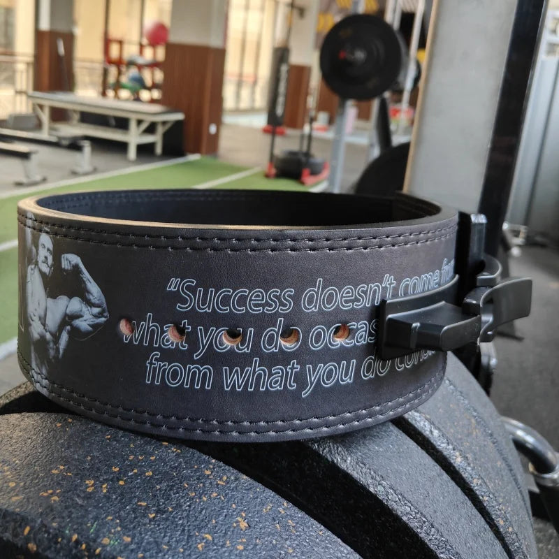 10MM Powerlifting Belt – Heavy Duty Lever Buckle for Squats & Deadlifts  