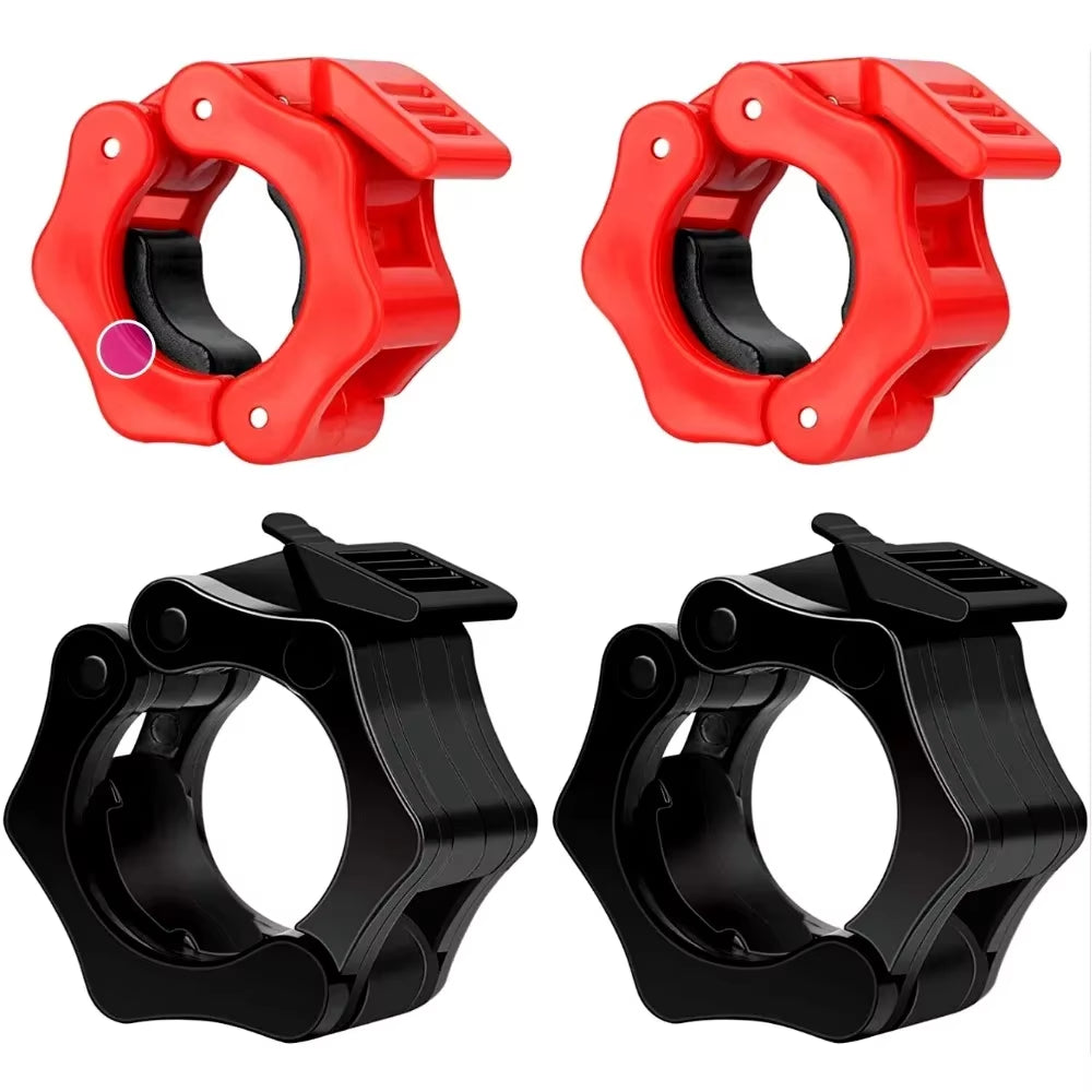 Barbell & Dumbbell Collar Locks – Spring Clips for Weightlifting (25–30 mm)  