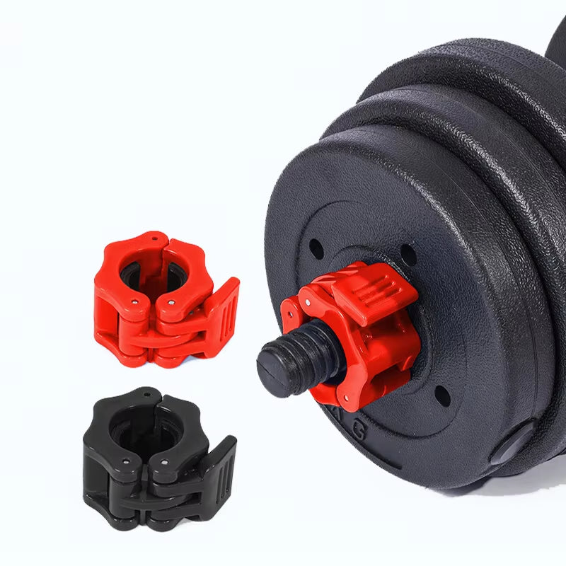 Barbell & Dumbbell Collar Locks – Spring Clips for Weightlifting (25–30 mm)  