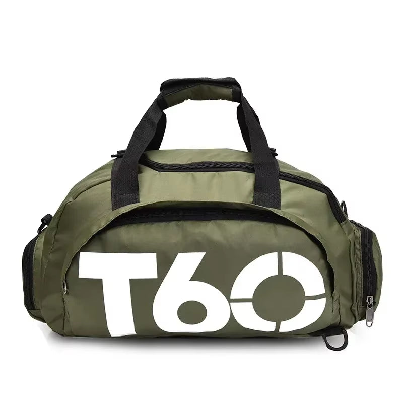 T60 Waterproof Gym Bag – Multifunctional Travel & Training Backpack  