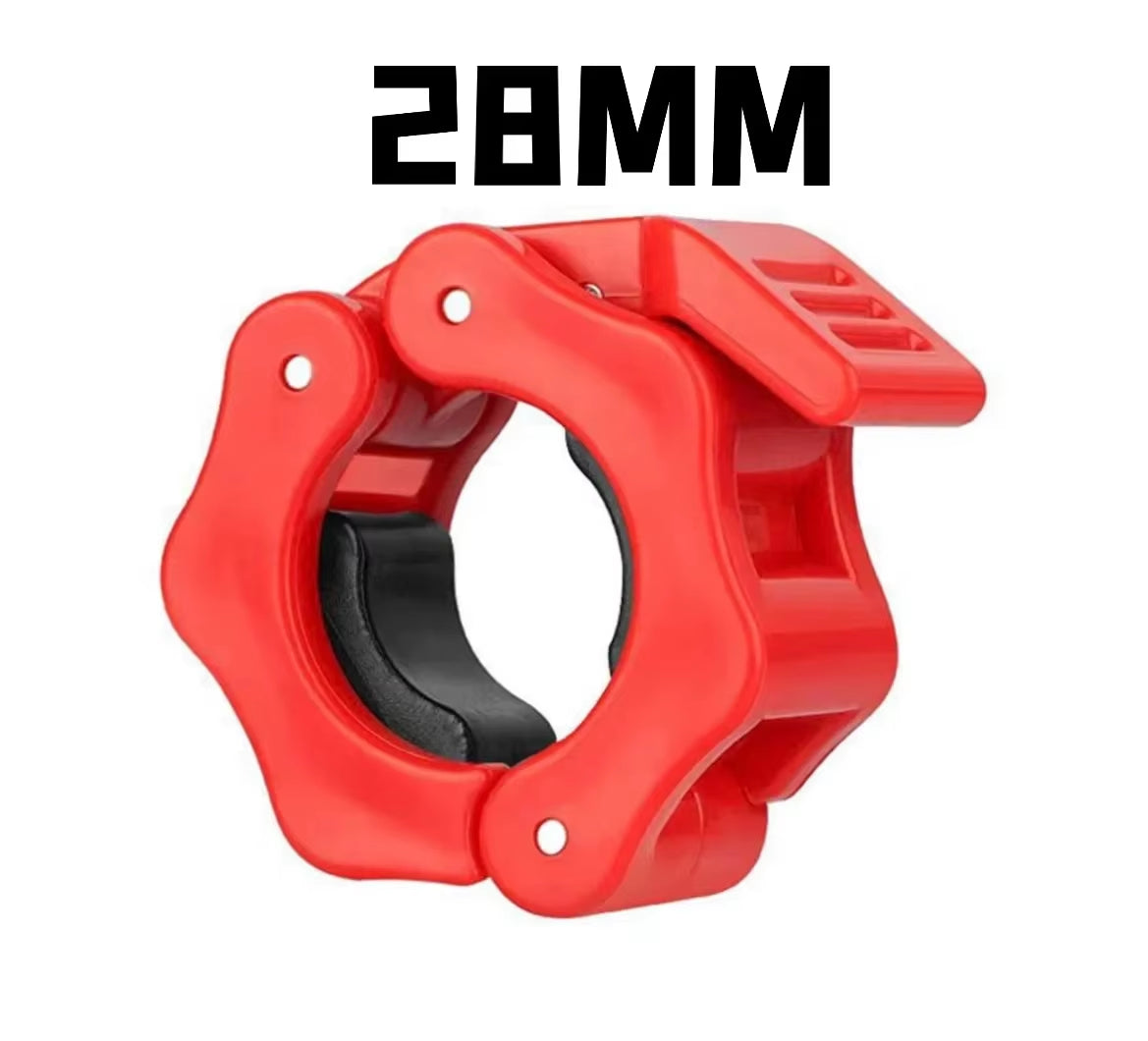 Barbell & Dumbbell Collar Locks – Spring Clips for Weightlifting (25–30 mm)  