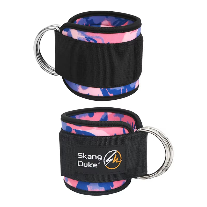 Padded Ankle Straps – D-Ring Attachments for Cable Machines (1–2 pcs)  