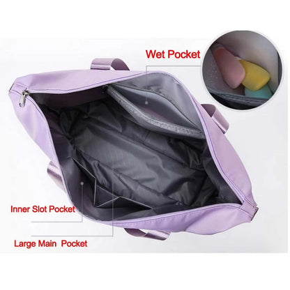 Foldable Waterproof Travel Bag – Large Capacity Gym & Weekend Bag  