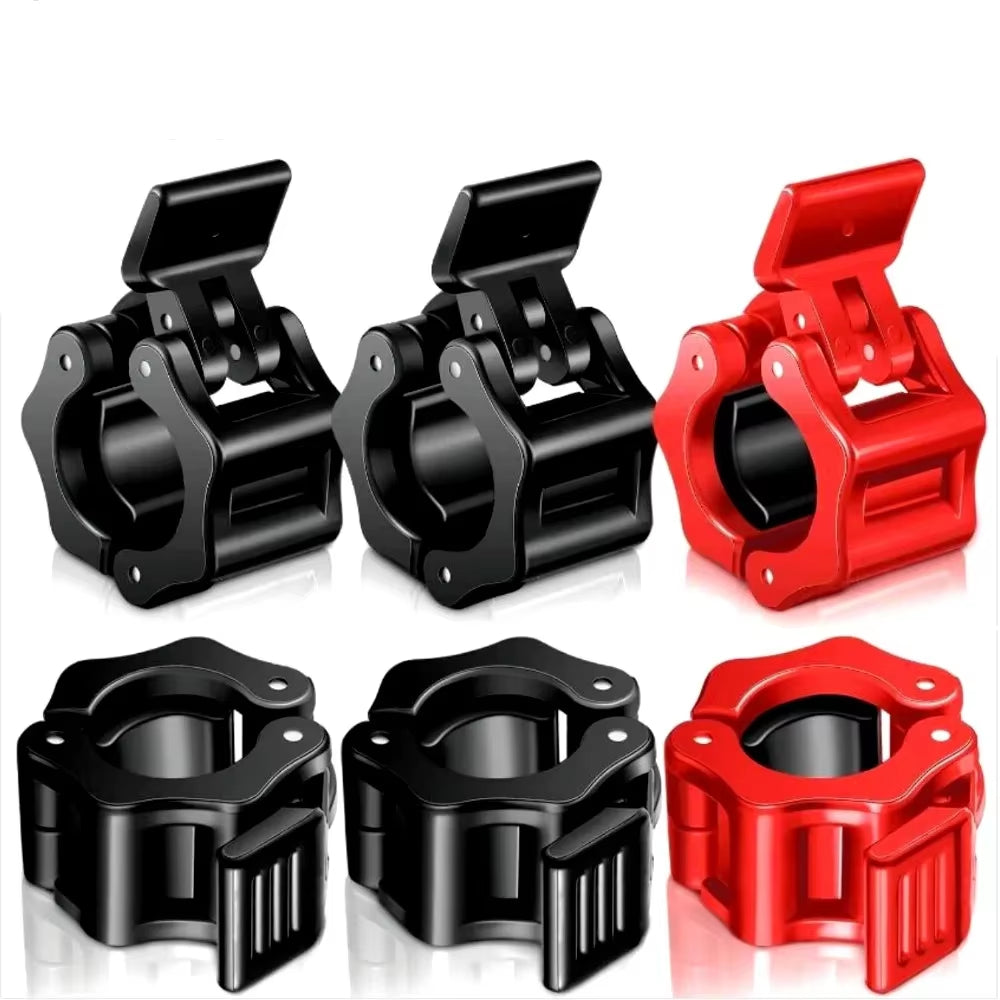 Barbell & Dumbbell Collar Locks – Spring Clips for Weightlifting (25–30 mm)  