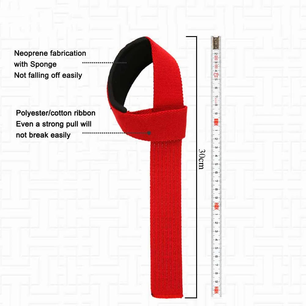 2-Piece Weightlifting Wrist Straps – Adjustable Non-Slip Grip Support  