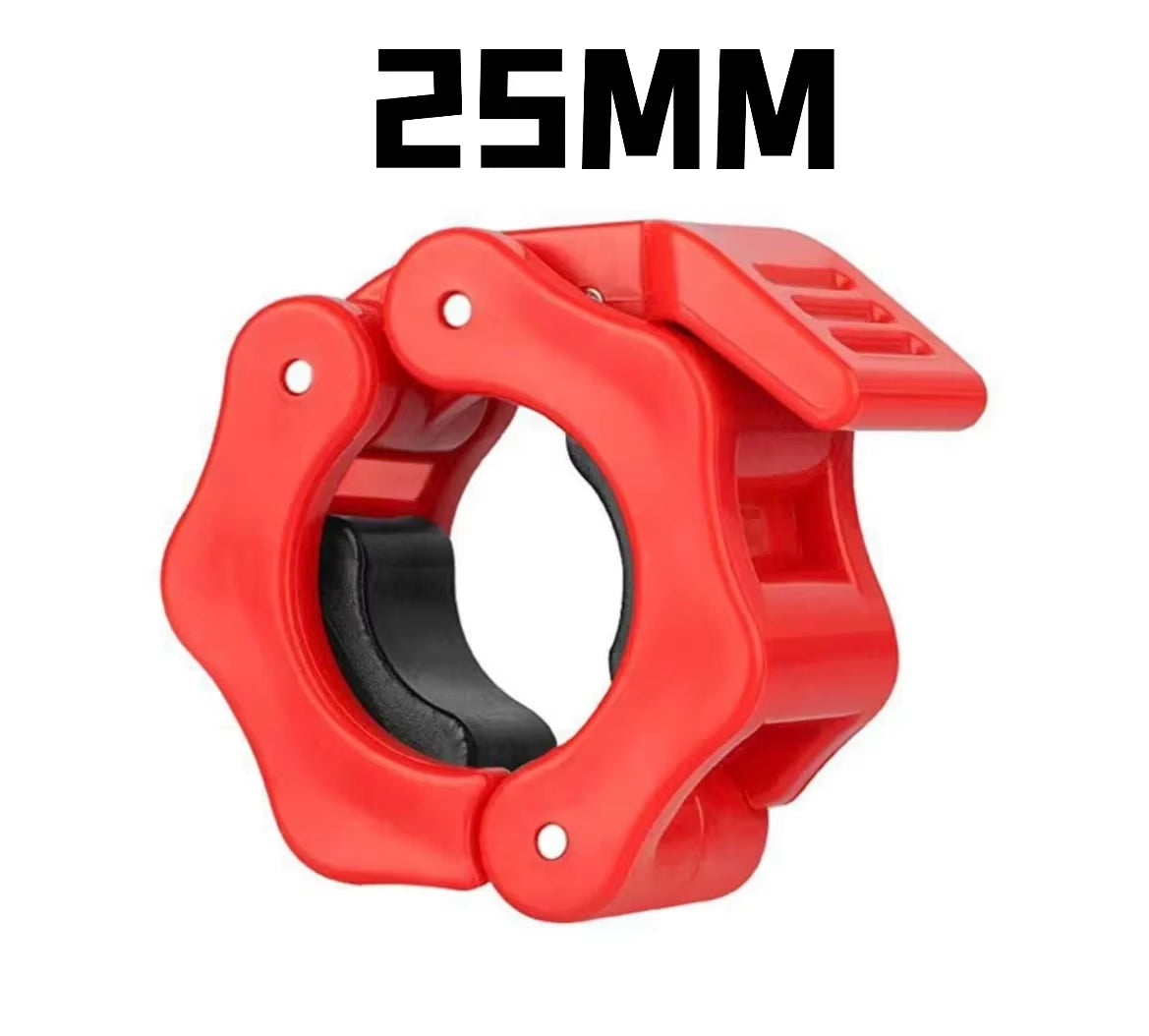 Barbell & Dumbbell Collar Locks – Spring Clips for Weightlifting (25–30 mm)  